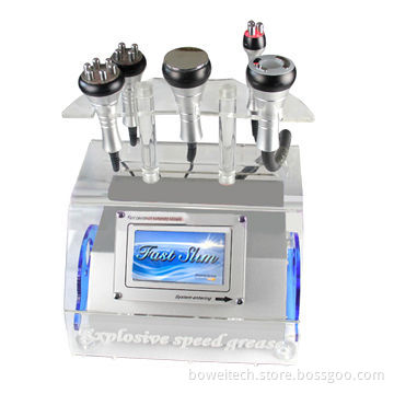 Vacuum tripolar RF cavitation for body shaping, dissolves fat, lymphatic drainage, firm skin